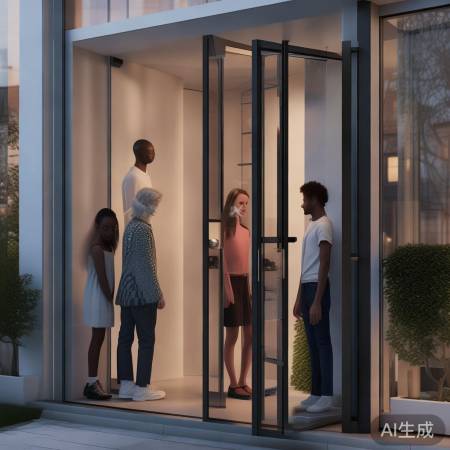 “疫情严,盼盼锁升级,人脸快通