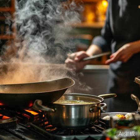观察火候，炒菜不冒烟，炖汤冒小