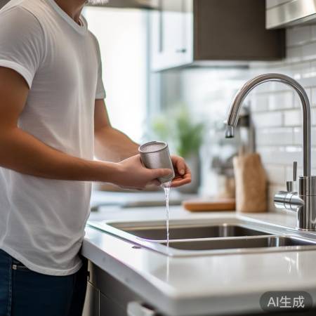 轻松清理喷头滤网,定期冲洗!