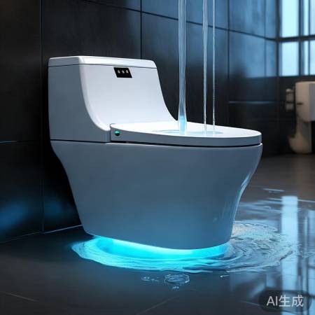 智能马桶自动冲洗，舒适体验新升