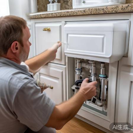 安装热水器现场