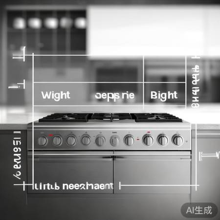 集成灶尺寸：宽定灶数，深定安装