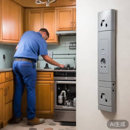 燃气灶安装插座预留细节，保障安