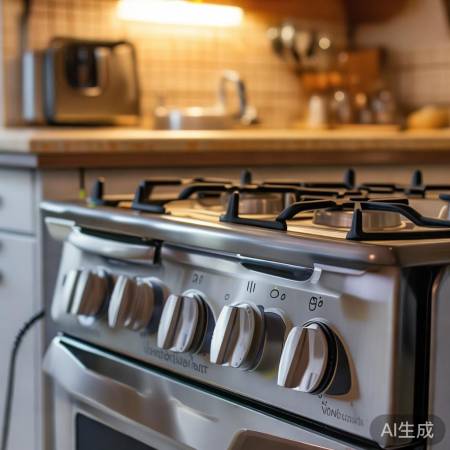 燃气灶插座，安全防护门设计。