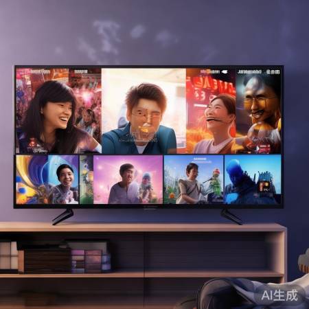 “快手大屏，OPPO电视畅玩游