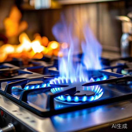 燃气灶火力宜适中，过大过小皆不