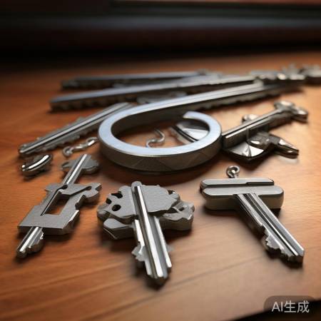 钥匙形状多样，用途各异