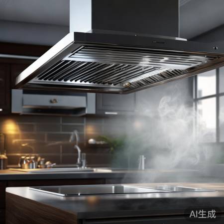 油烟机进风口，调节灵活，吸力强