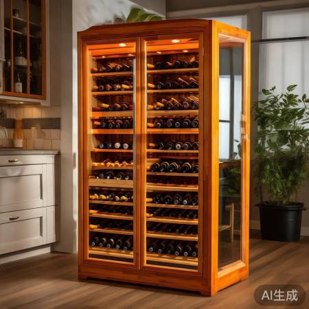 环保酒柜，健康生活，绿色地球。