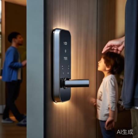 指纹锁810:童锁夜灯,关爱细