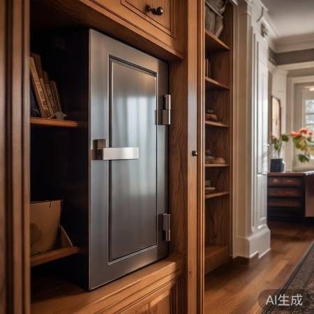 保险柜藏匿，安全易观位置。