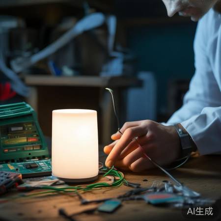 夜灯不亮？电路板故障，需维修。