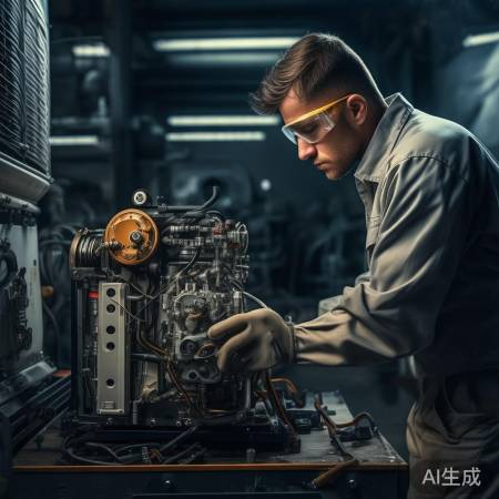 “维修空气能，安全第一，勿自行