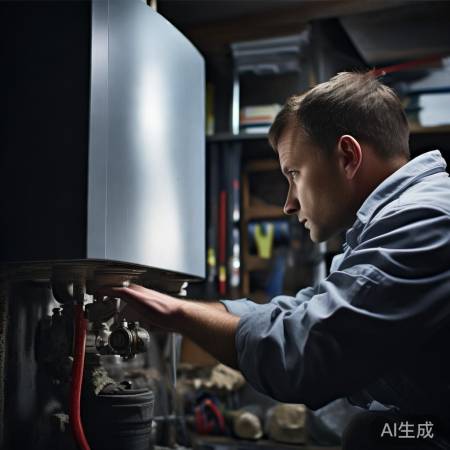 壁挂炉水泵故障，检查更换。