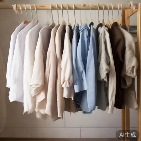 分类放置，避免衣服缠结