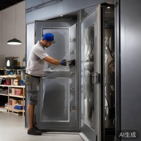 神将防盗门模块装，省时整洁又省