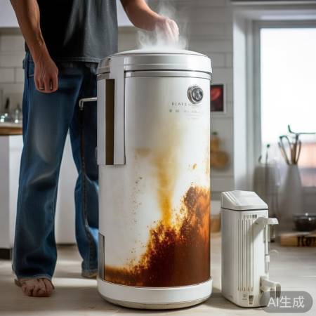 白醋除热水器水锈，简单高效。