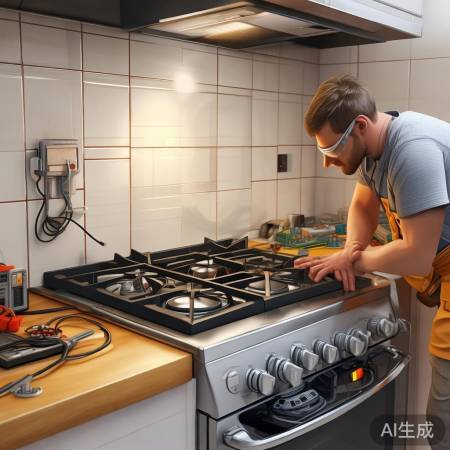 燃气灶电路故障,需专业维修