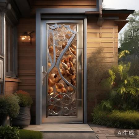 防盗门变艺术品，创新家居潮流