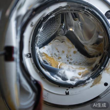 定期清洗洗衣机，每月一洗，清洁
