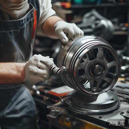 安装齿片，吻合波轮凹槽。