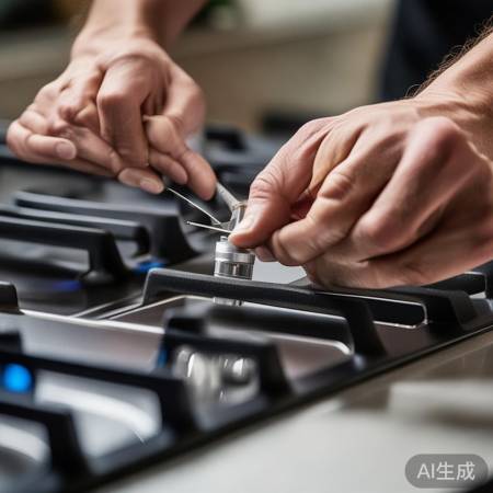 燃气灶点火针调角指南