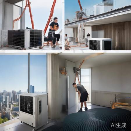 中央空调安装:室外机、室内机、