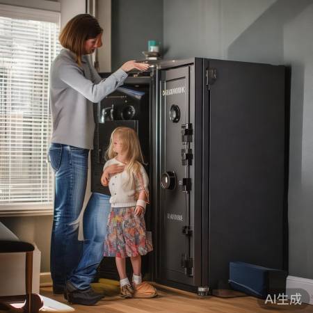 安全防范：保险柜放置、密码设置