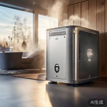 “空气能热泵：空气取热，水暖家