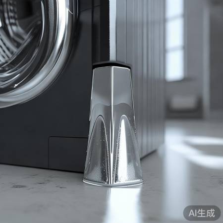 洗衣机左下支脚，稳定洗衣关键。