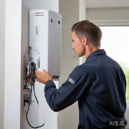 安装空气能网关，高位置，稳电源