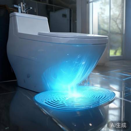 智能马桶自动冲洗，科技洁厕新体