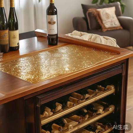 酒柜垫子，美化家居，一垫多用。