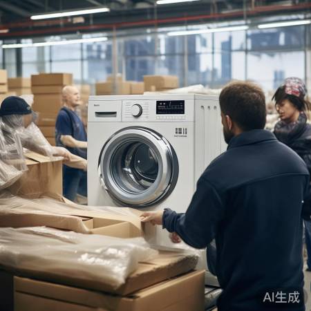 拼多多多城洗衣机发货快慢看城市