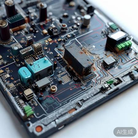 内部故障，电容、继电器损坏