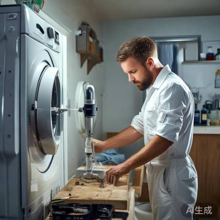 查找洗衣机进水管接头漏水原因