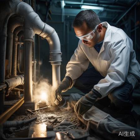 燃气管道检查：热水疏通，阀开及