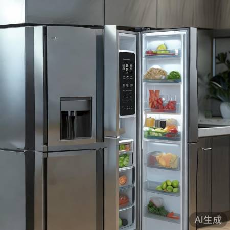“海尔451冰箱，智冷保鲜，食