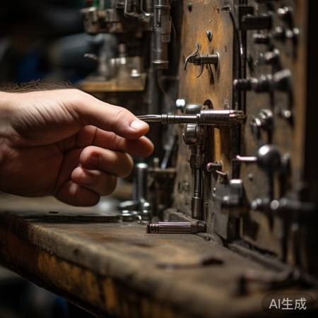 轻柔转动钥匙,顺滑开锁法